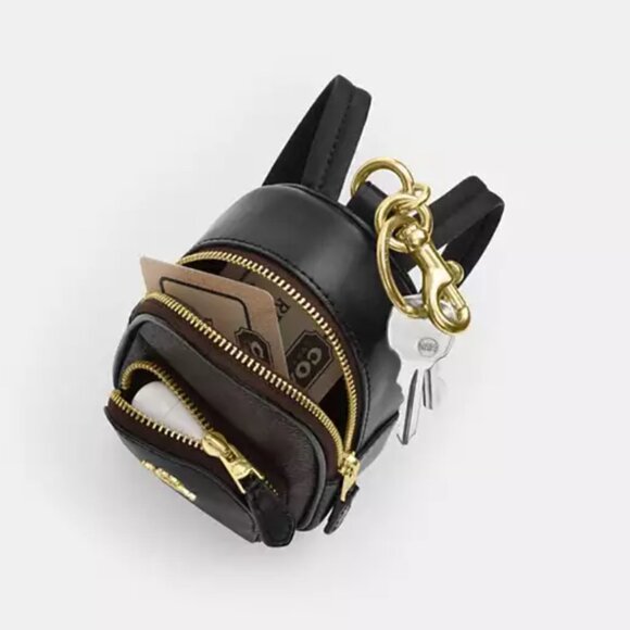 Coach Mini Court Strawberry Backpack Bag Charm CAO93 White Keychain ORGPKG - Picture 12 of 13